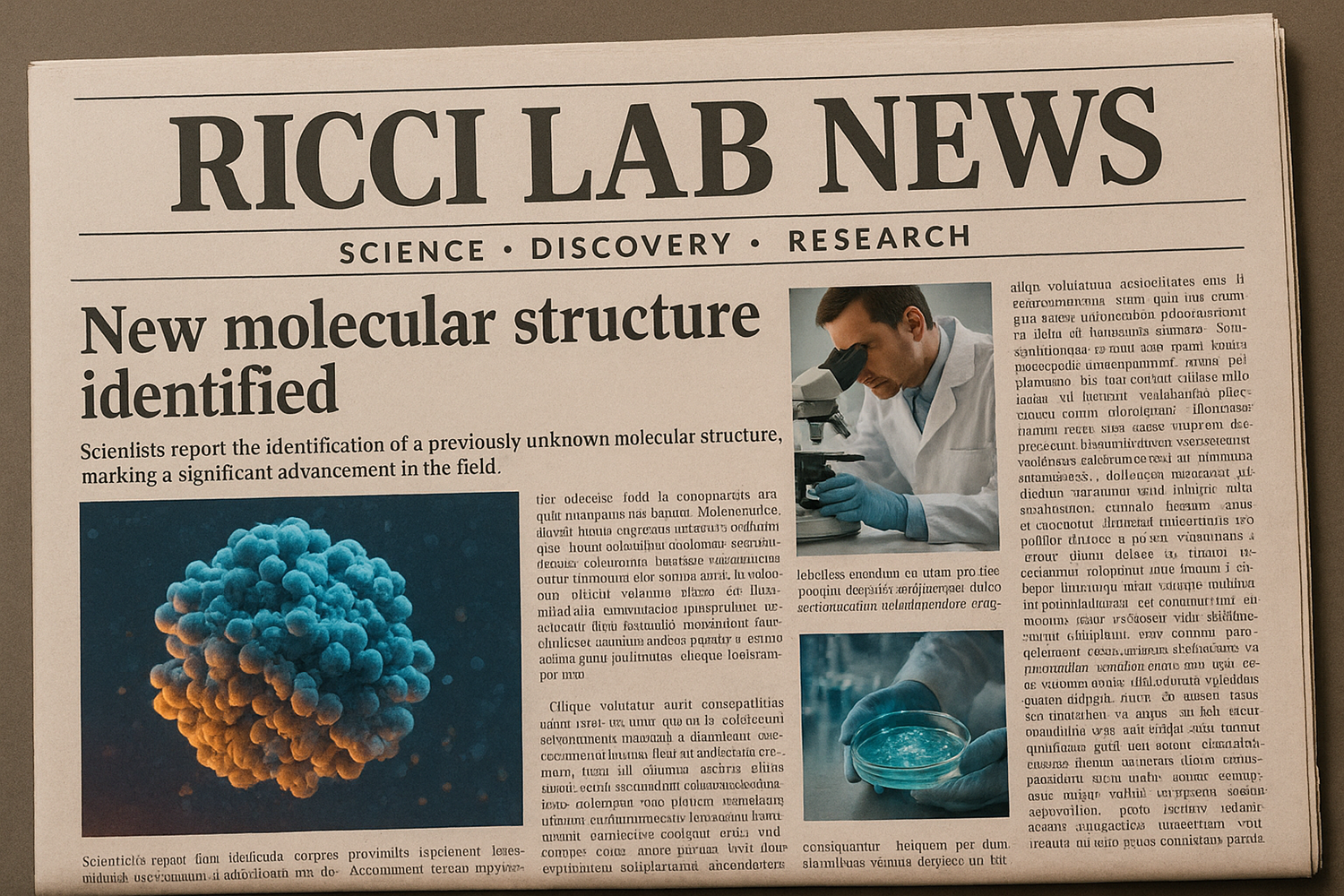 Ricci Lab news and announcements